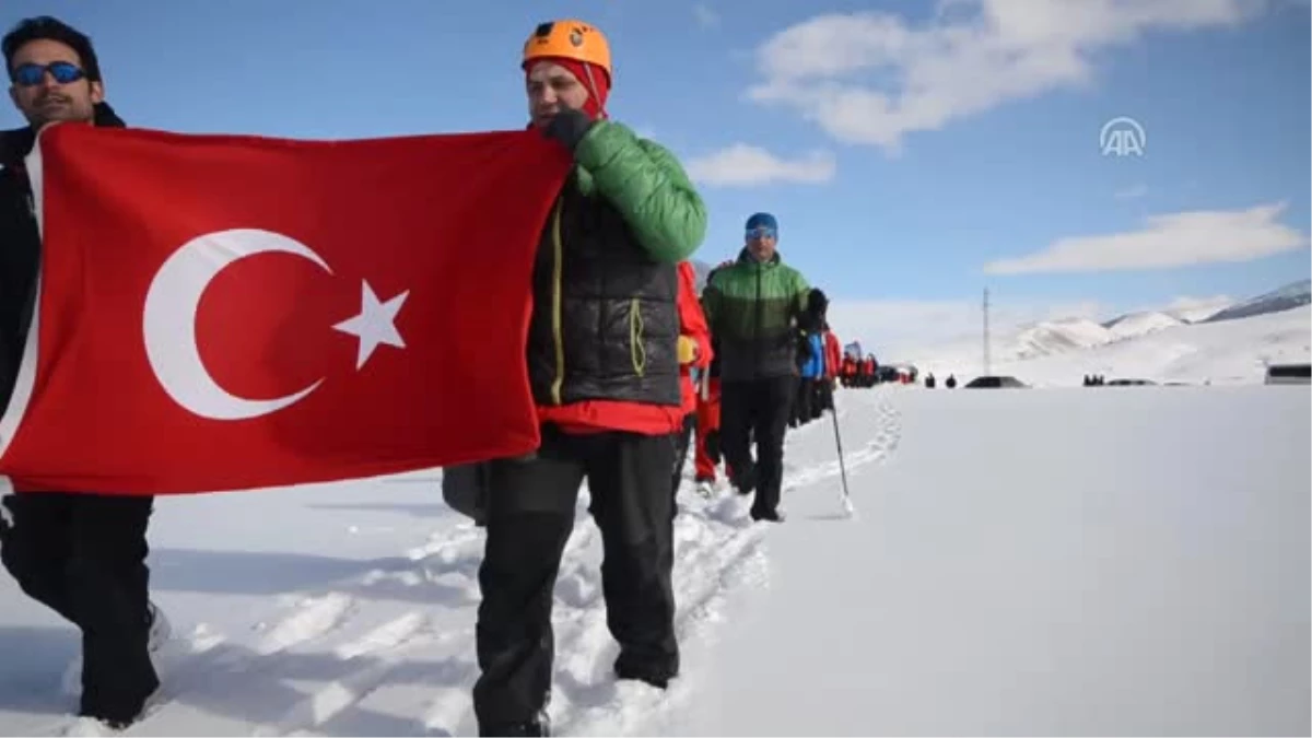 Dağcılar, Sarıkamış Şehitleri İçin Allahuekber Dağı\'nda Zirve Tırmanışına Başladı - Kars