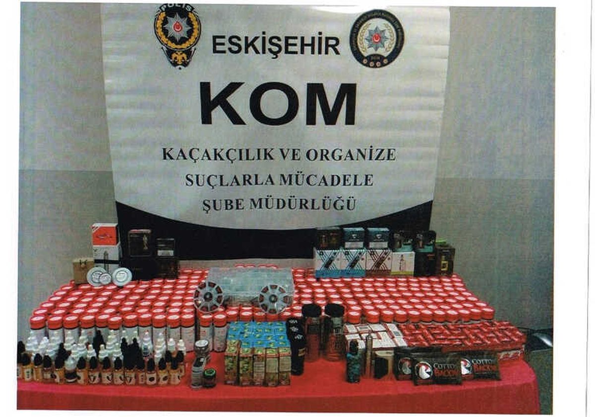 Gümrük Kaçağı Elektronik Sigaralar ve Parçaları Ele Geçirildi