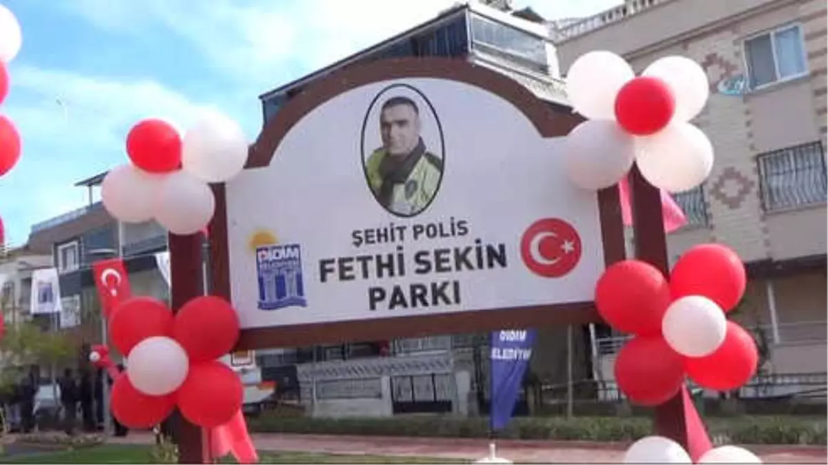 İzmir Kahramanı Şehit Fethi Sekin, Didim\'de Ölümsüzleştirildi