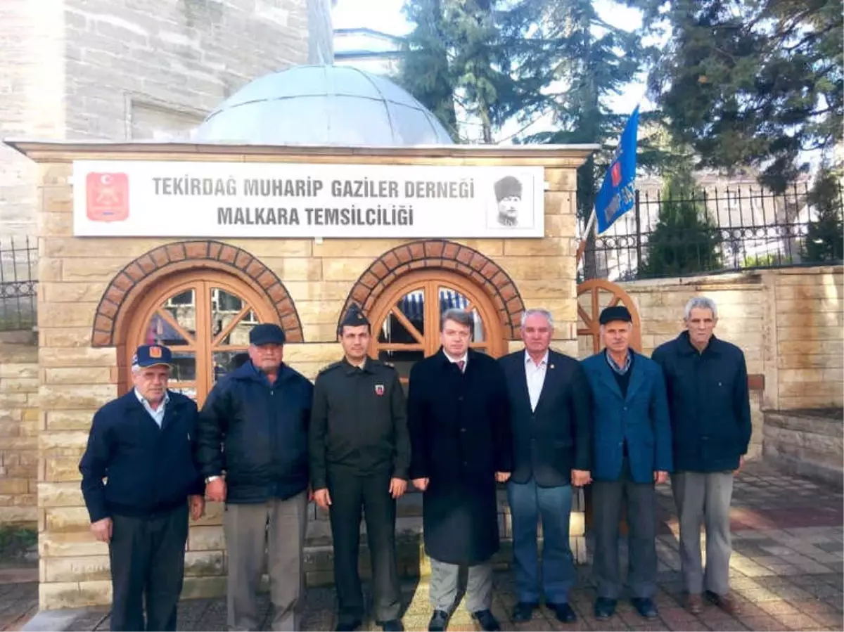 Kaymakam Karahan ve Jandarma Komutanı Kızıltan Gazilerle Buluştu