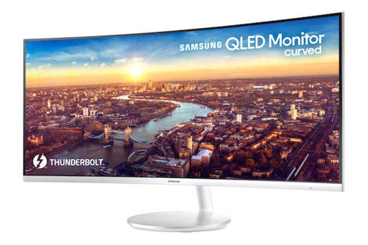 Samsung Curved Qled Monitör Thunder Bolt 3 Desteği Sunuyor