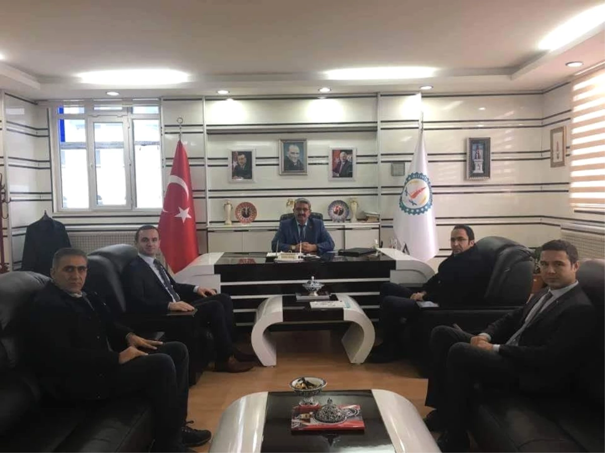 Tkdk Koordinatörü Ahmet Yazar, Başkan Ferit Karabulut\'u Ziyaret Etti