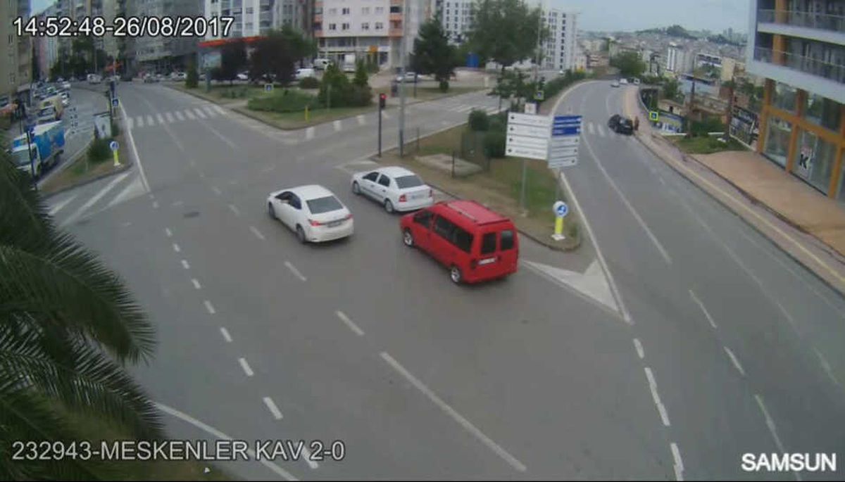 Samsun\'da Dehşete Düşüren Trafik Kazaları