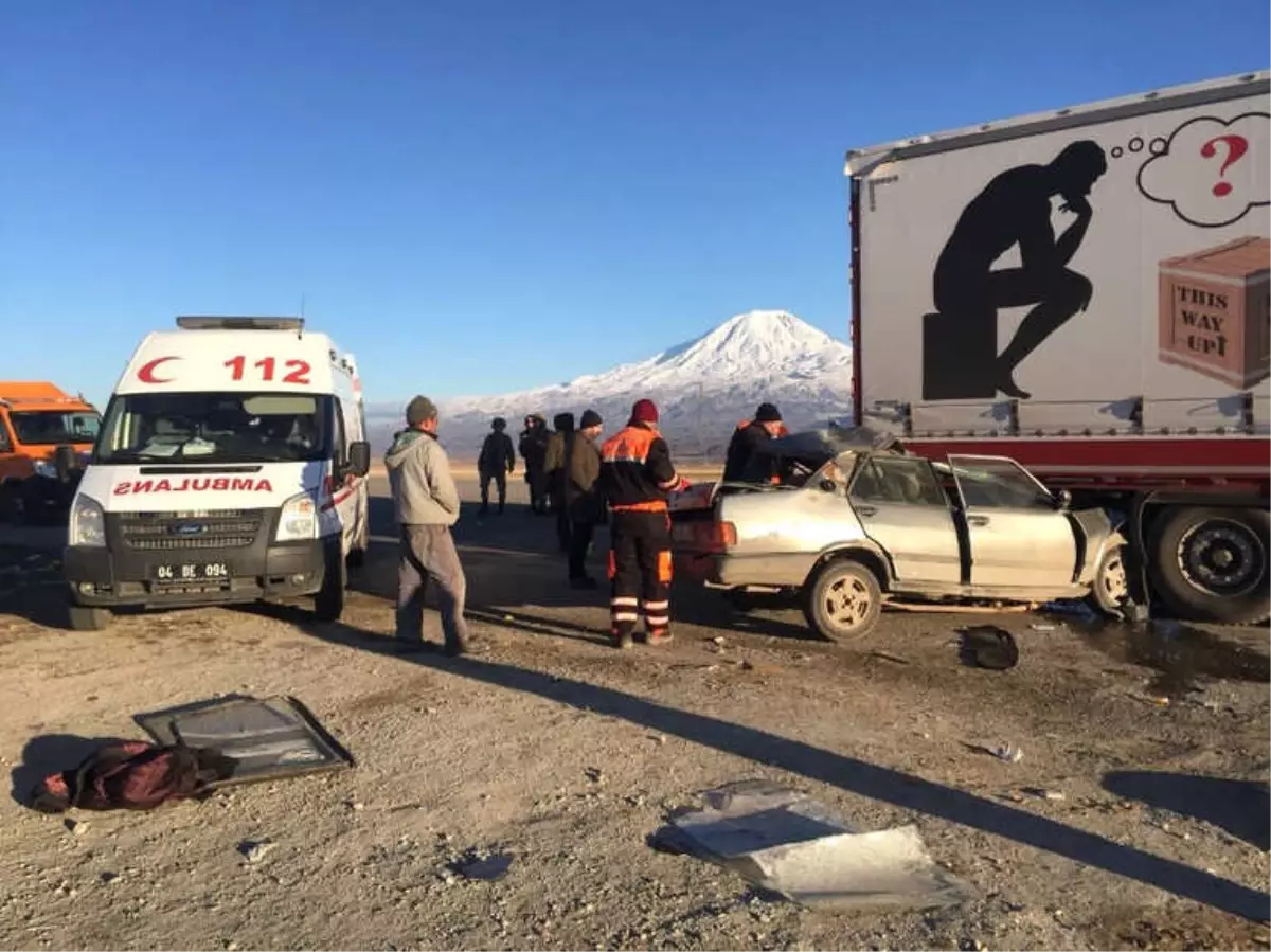 Doğubayazıt\'ta Trafik Kazası: 1 Ölü