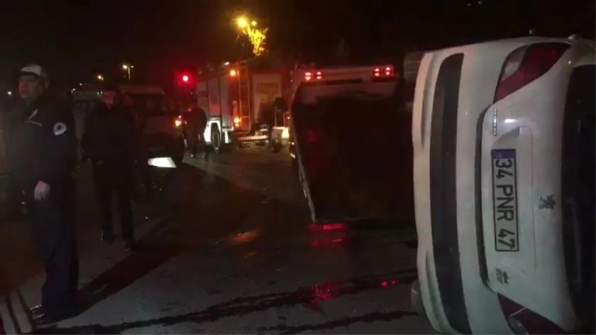 Maltepe Otomobil Takla Attı: 1 Yaralı