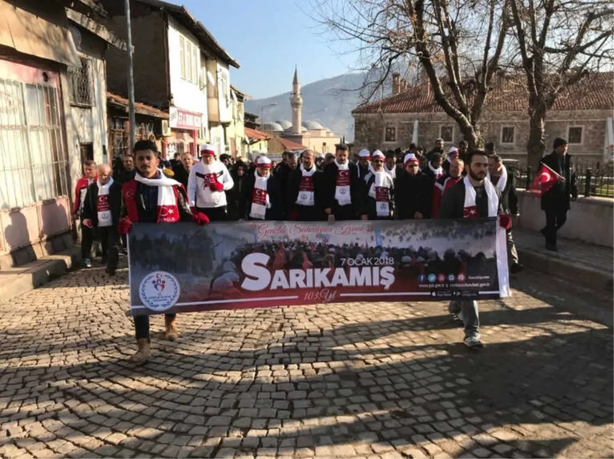 Tokat\'ta Sarıkamış Şehitleri Düzenlenen Yürüyüşle Anıldı