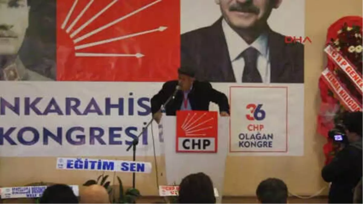 Afyonkarahisar\'da CHP Kongresinde Arbede