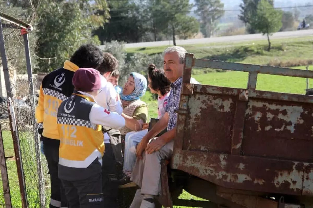 Evde Çıkan Yangında 4 Kişi Dumandan Etkilendi