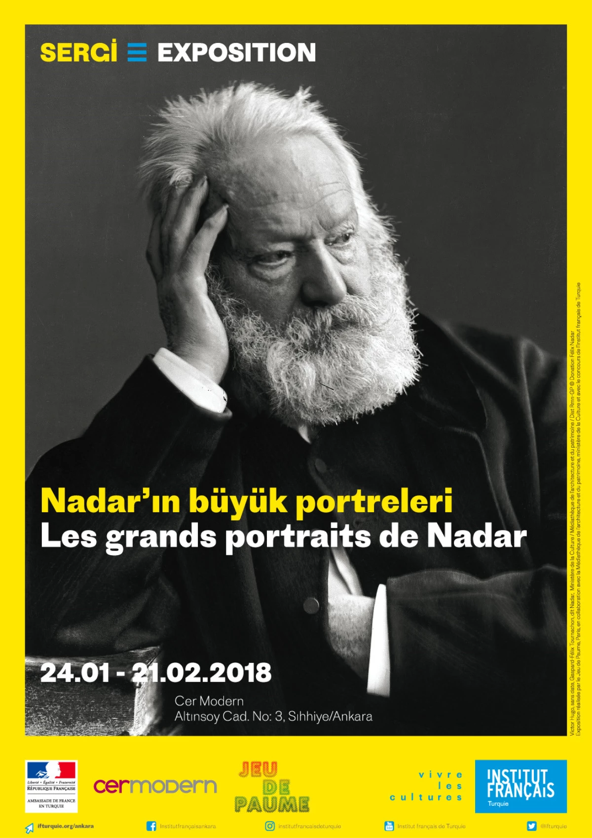 Fransız Kültür Merkezi\'nden «Nadar\'ın Büyük Portreleri» Sergisi