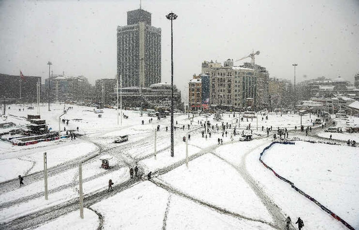 Tam 1 Yıl Önce İstanbul Bembeyazdı