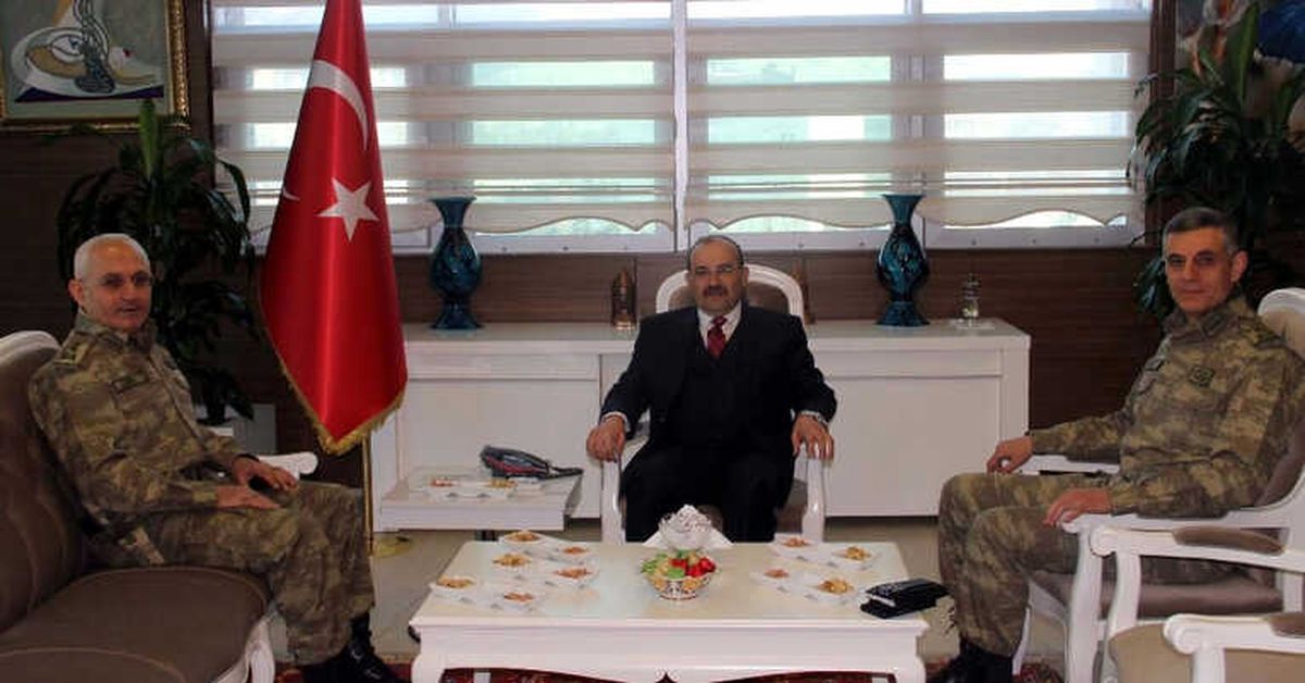 Tümgeneral Güney\'den Vali Ustaoğlu\'na Ziyaret