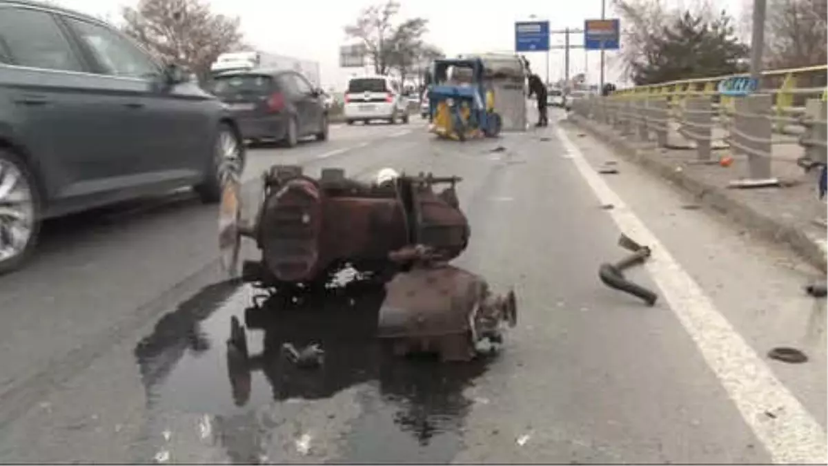 Konya\'da Trafik Kazası: 1 Yaralı