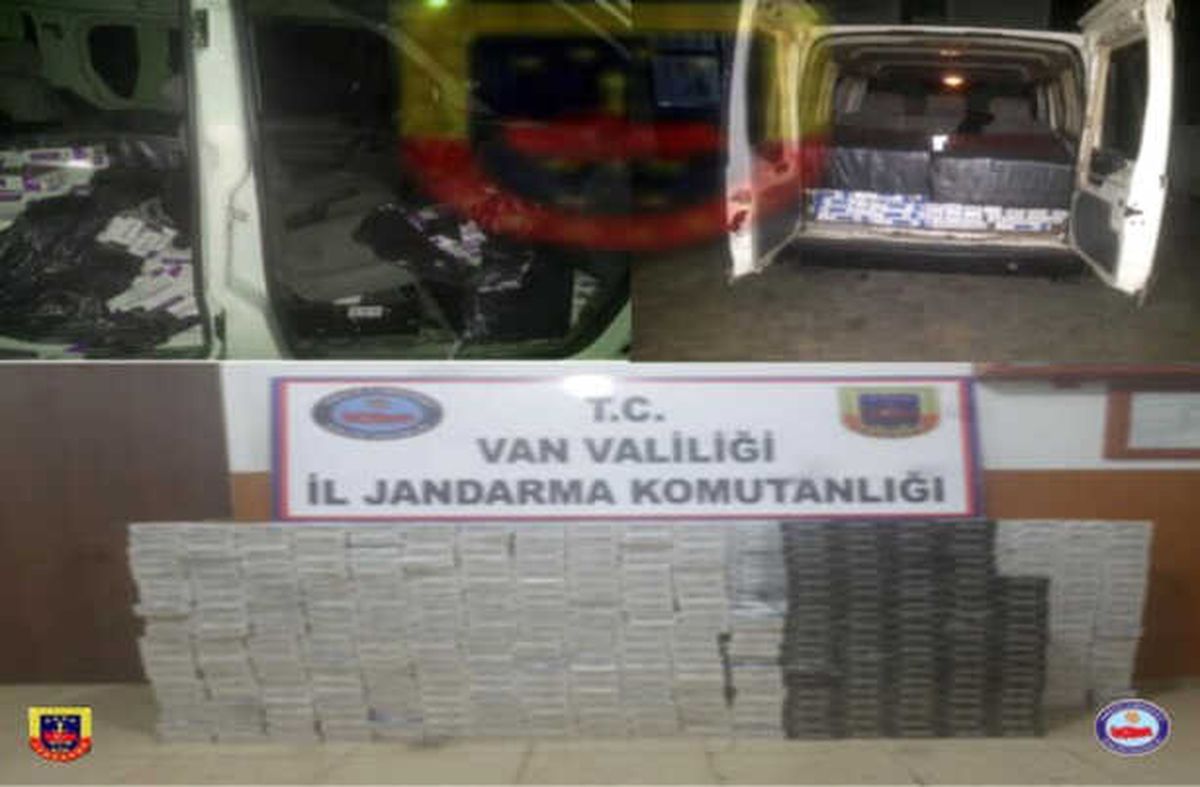 Van\'da Kaçak Sigara Operasyonu