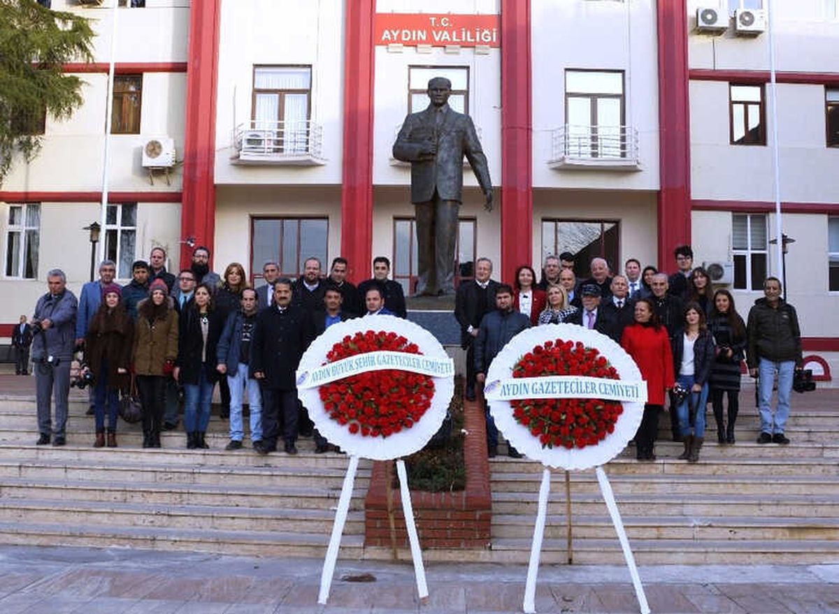 Aydın\'da 10 Ocak Çalışan Gazeteciler Günü Kutlandı