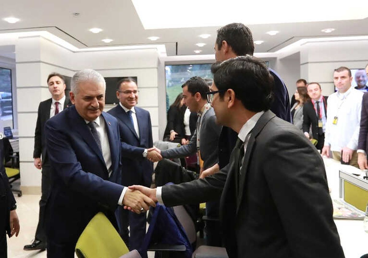 Başbakan Yıldırım, \'10 Ocak Çalışan Gazeteciler Günü\' Dolayısıyla Başbakanlık Muhabirleriyle Bir...