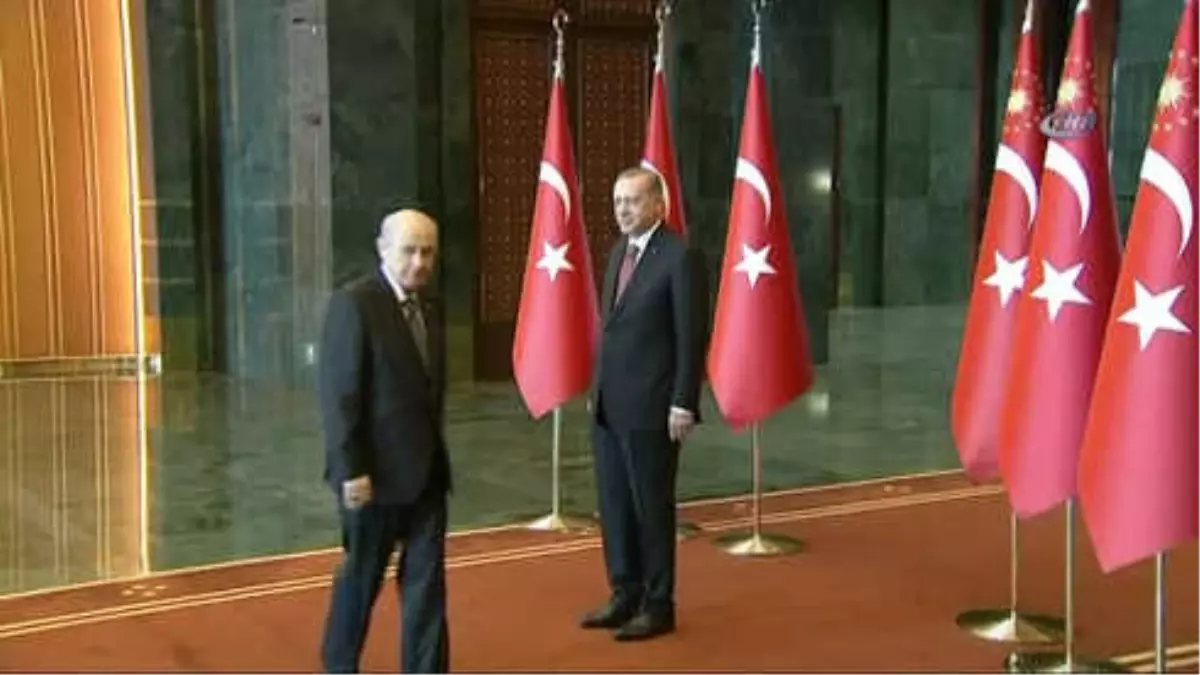 Cumhurbaşkanı Erdoğan, MHP Lideri Devlet Bahçeli\'yi Kabul Etti
