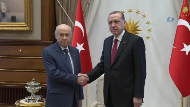Cumhurbaşkanı Erdoğan, MHP Lideri Devlet Bahçeli’yi Kabul Etti Son Dakika