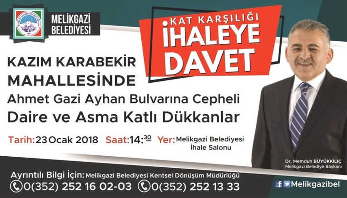Kazım Karabekir Mahallesi\'nde 301 Daire Kat Karşılığı İhale Edilecek