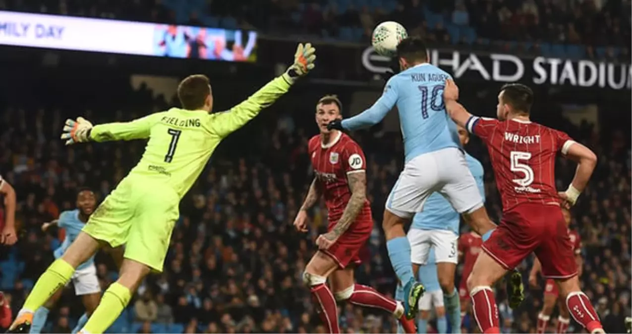 Manchester City, Bristol City\'i 2-1 Mağlup Etti