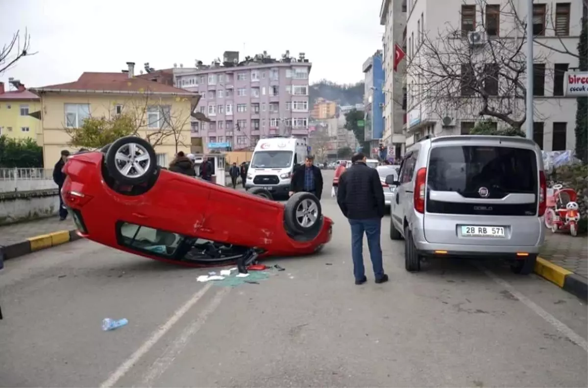 20 Kilometre Hızla Giderken Takla Attı