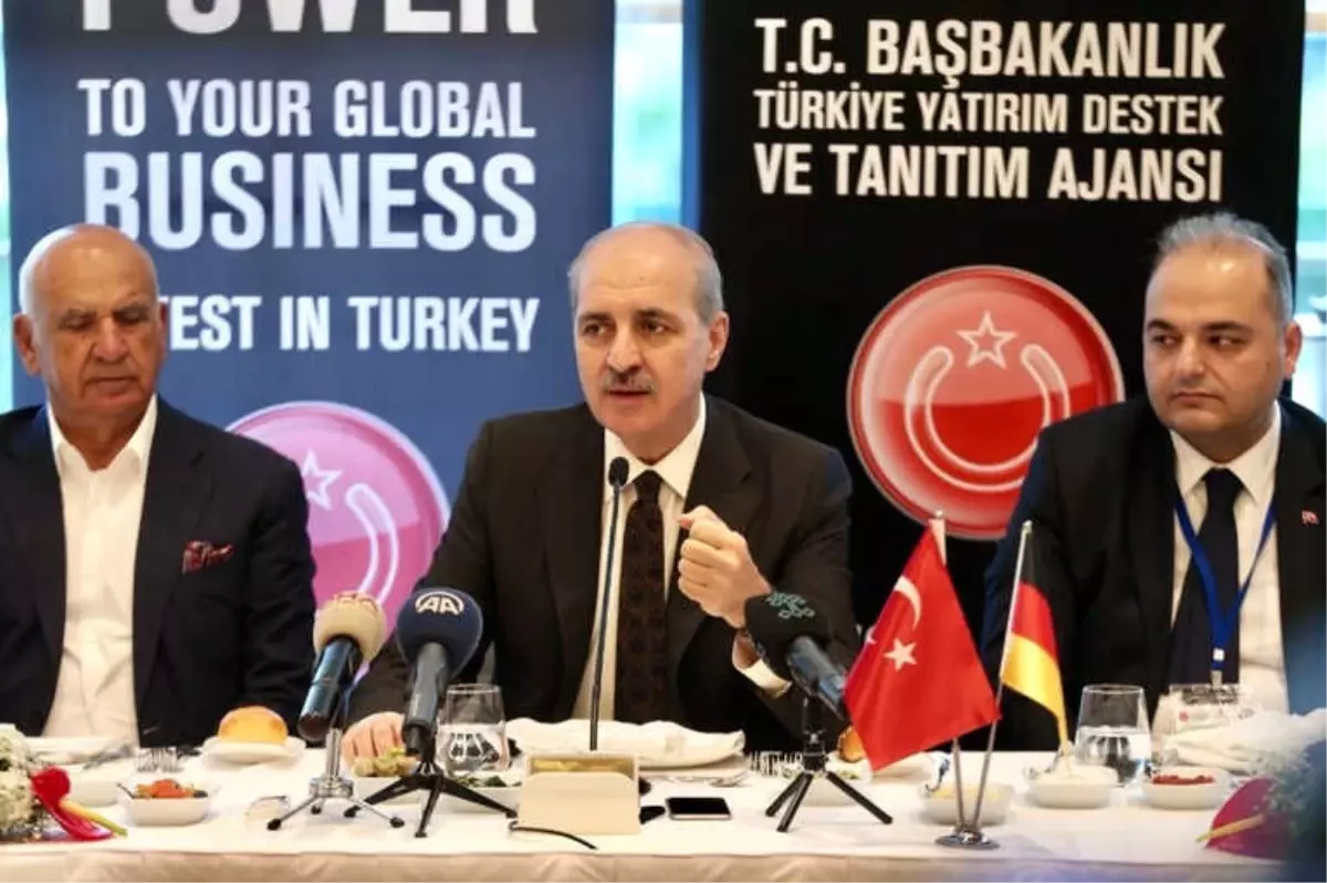 Bakan Kurtulmuş Alman Basın Mensuplarıyla Bir Araya Geldi