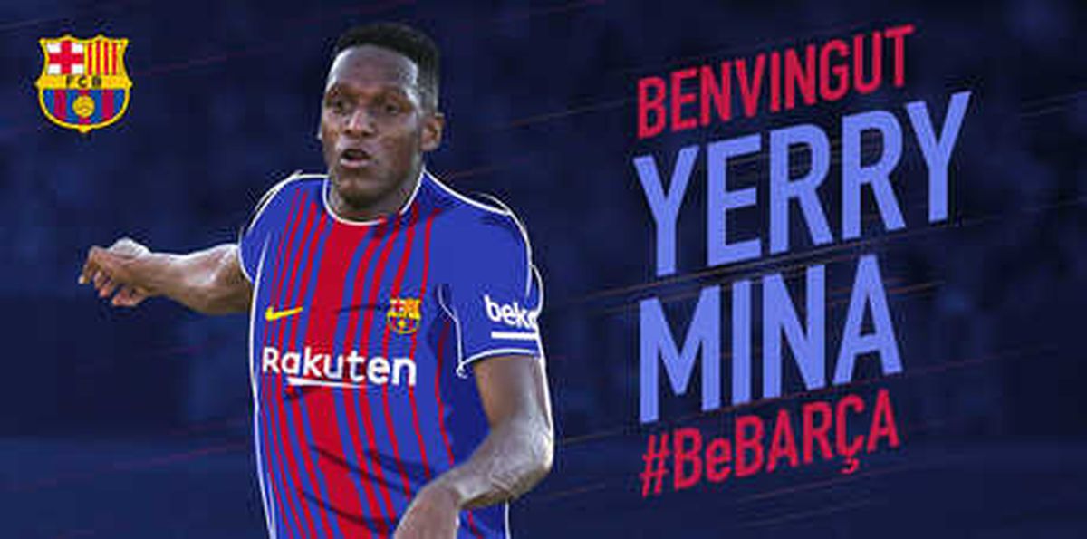 Barcelona, Yerry Mina\'yı Transfer Etti