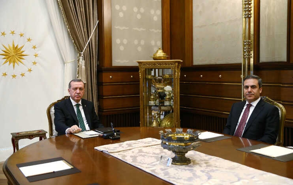 Cumhurbaşkanı Erdoğan, Hakan Fidan\'ı Kabul Etti