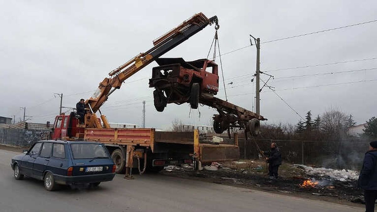 Trafiği Engelleyen Hurdacılara Ceza