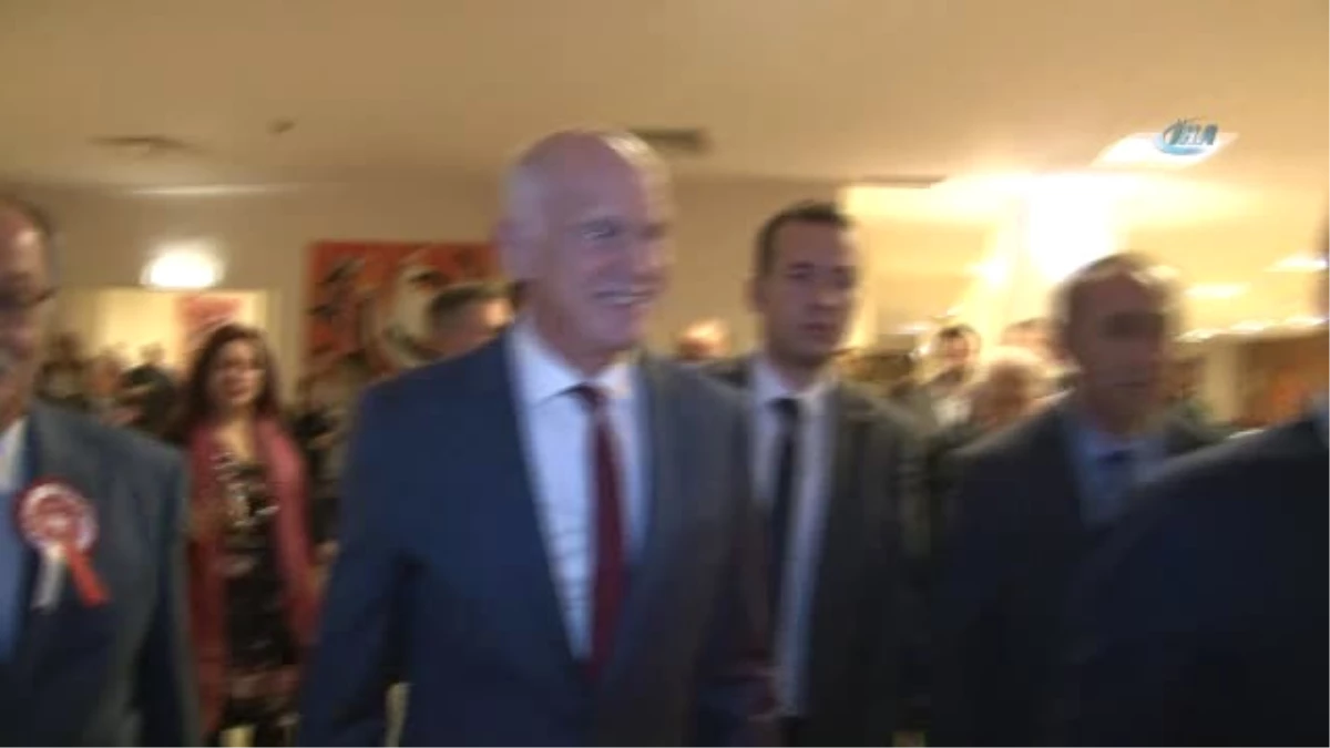 Yunanistan Eski Başbakanı Papandreu Konuşmasına Türkçe Başladı