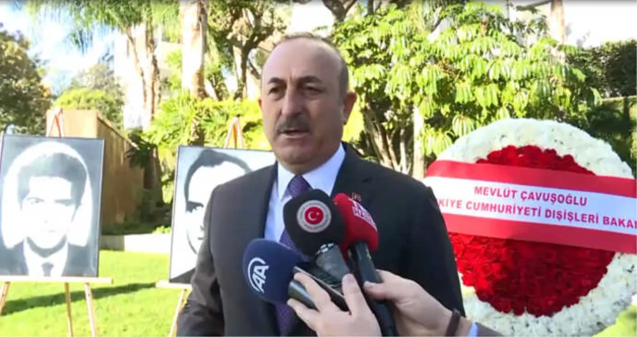 Çavuşoğlu, Başkonsolos Arıkan\'ın Los Angeles\'ta Şehit Edildiği Yerde ABD\'yi Eleştirdi