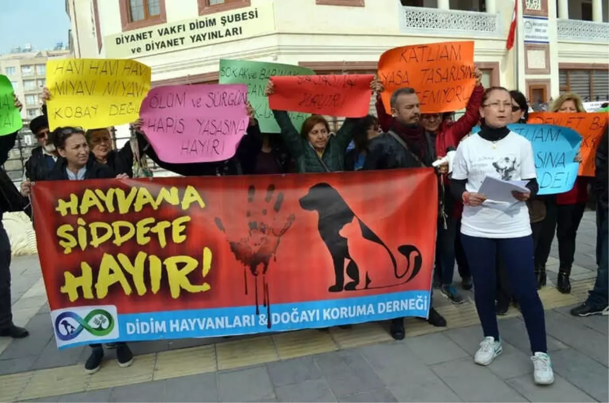 Didim\'de Hayvanseverler Artan Şiddete Dikkat Çekti