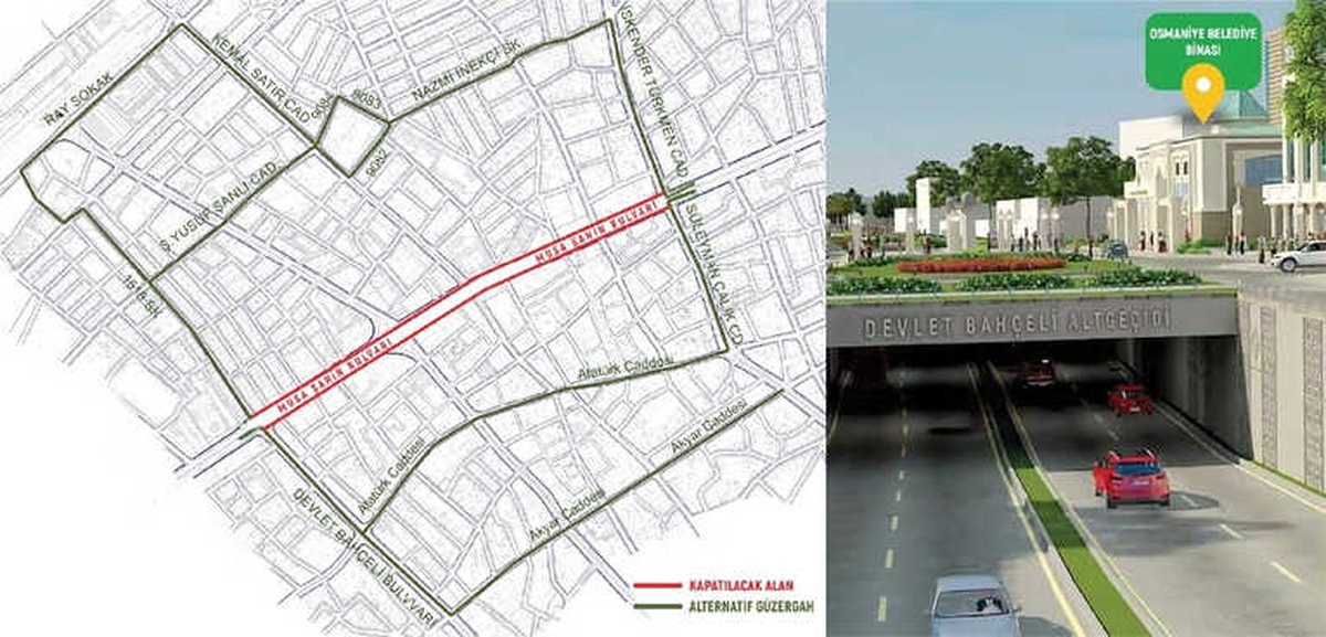 Osmaniye\'de Bazı Yollar Trafiğe Kapatılacak