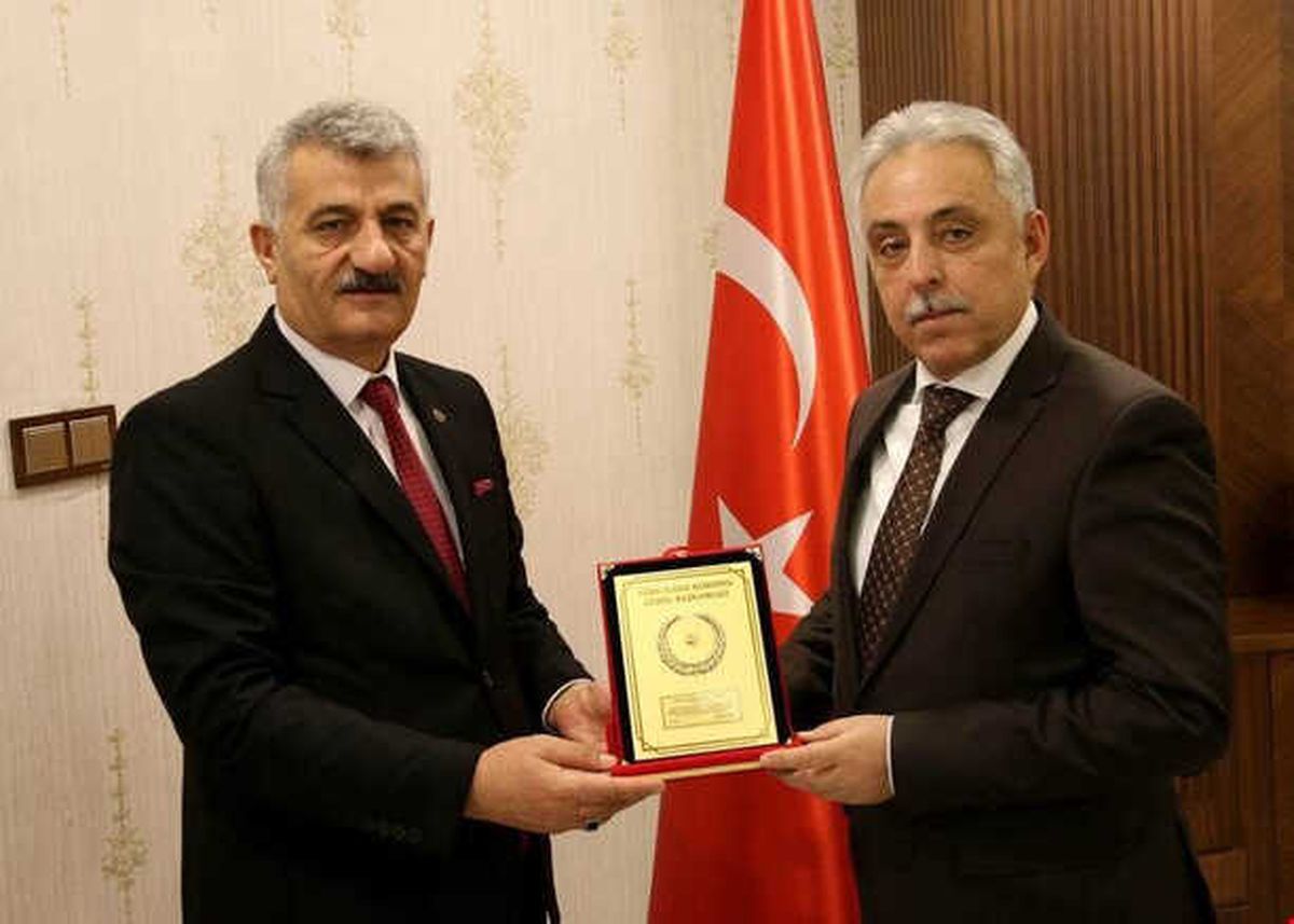 Thk Şube Başkanı Kahraman, Vali Toprak\'ı Ziyaret Etti