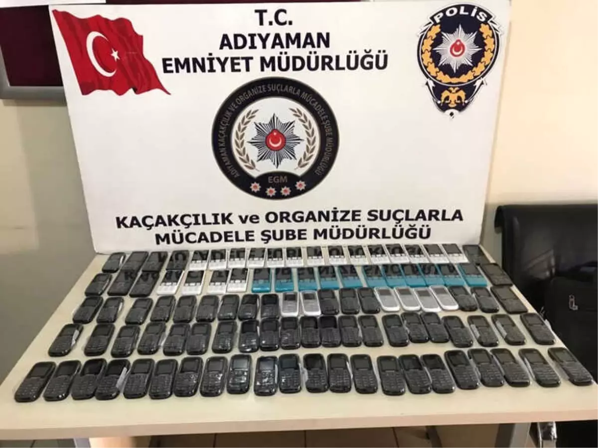 Adıyaman\'da 102 Adet Kaçak Telefon Ele Geçirildi