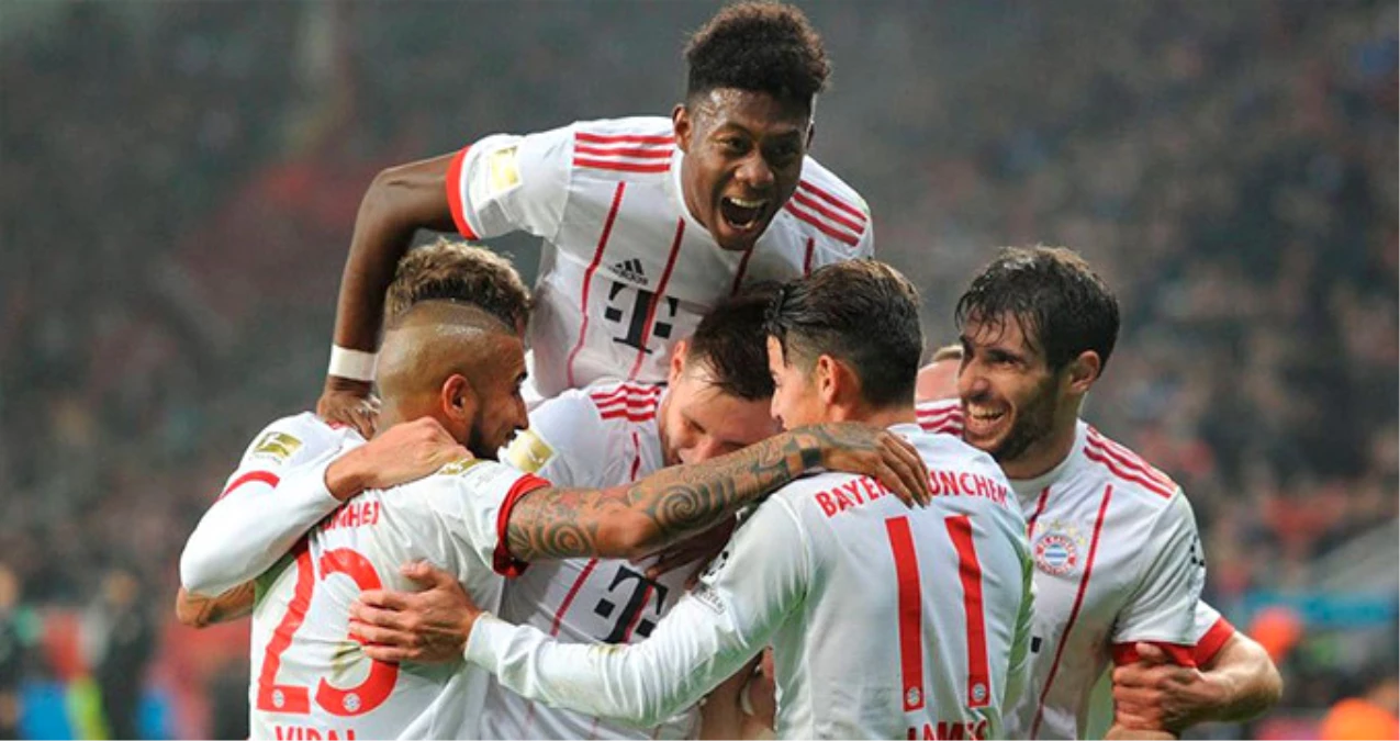 Bayern Münih Bayer Leverkusen\'i Deplasmanda 3-1 Mağlup Etti
