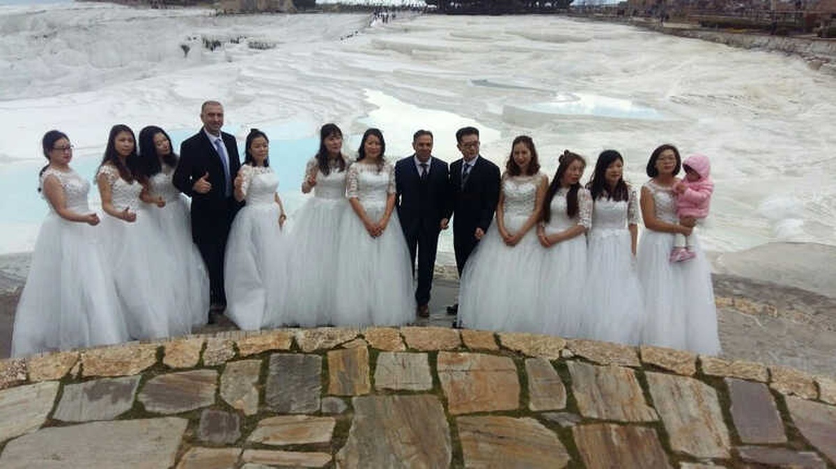 Pamukkale, Çinli Gelinlerle Dünyaya Tanıtılacak