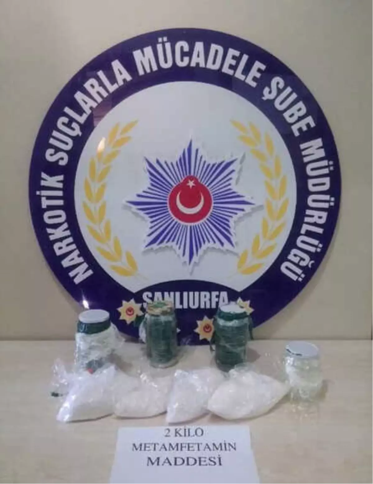 Şanlıurfa\'da 2 Kilo Metamfetamin Maddesi Ele Geçirildi