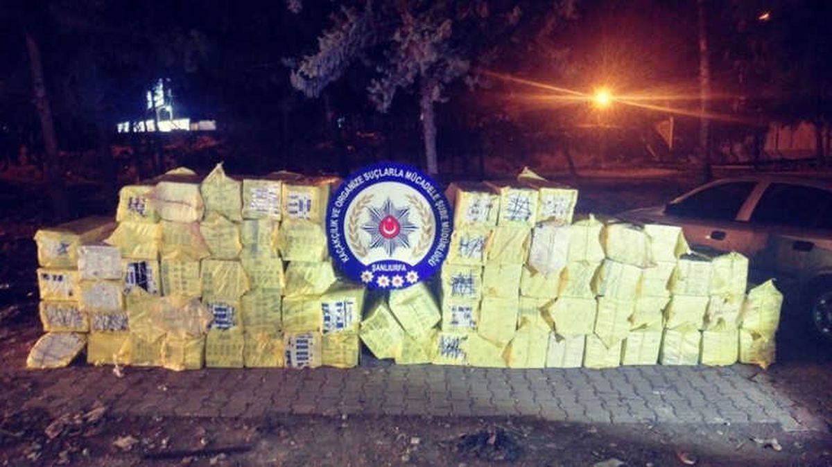 Şanlıurfa\'da Kaçak Sigara Operasyonu