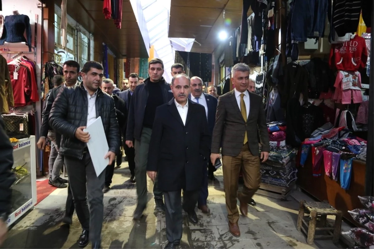 Vali Mehmet Aktaş Esnaf Ziyaretinde Bulundu
