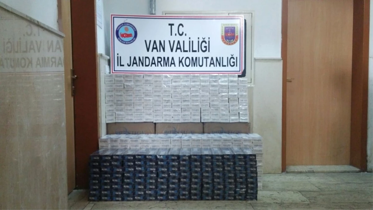 Van\'da 18 Bin 535 Paket Kaçak Sigara Ele Geçirildi