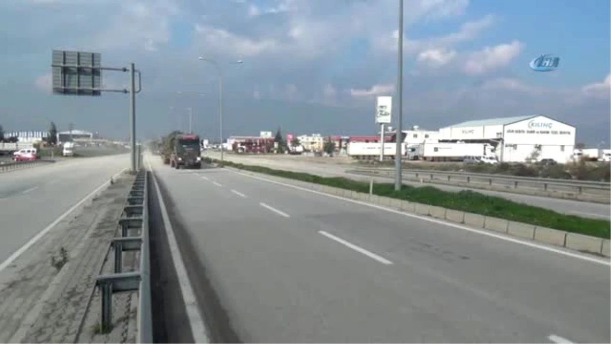 Afrin Operasyonu Öncesi Sınırda Askeri Araç Hareketliliği