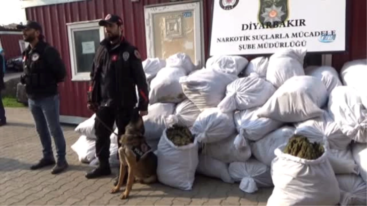 Diyarbakır\'da 1 Ton 38 Kilogram Uyuşturucu Ele Geçirildi