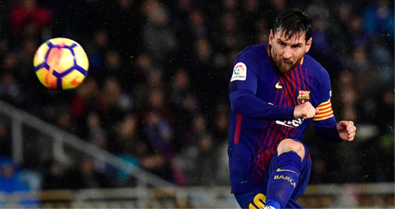 Messi Avrupa\'nın 5 Büyük Liginin En Fazla Gol Atan Oyuncusu Oldu