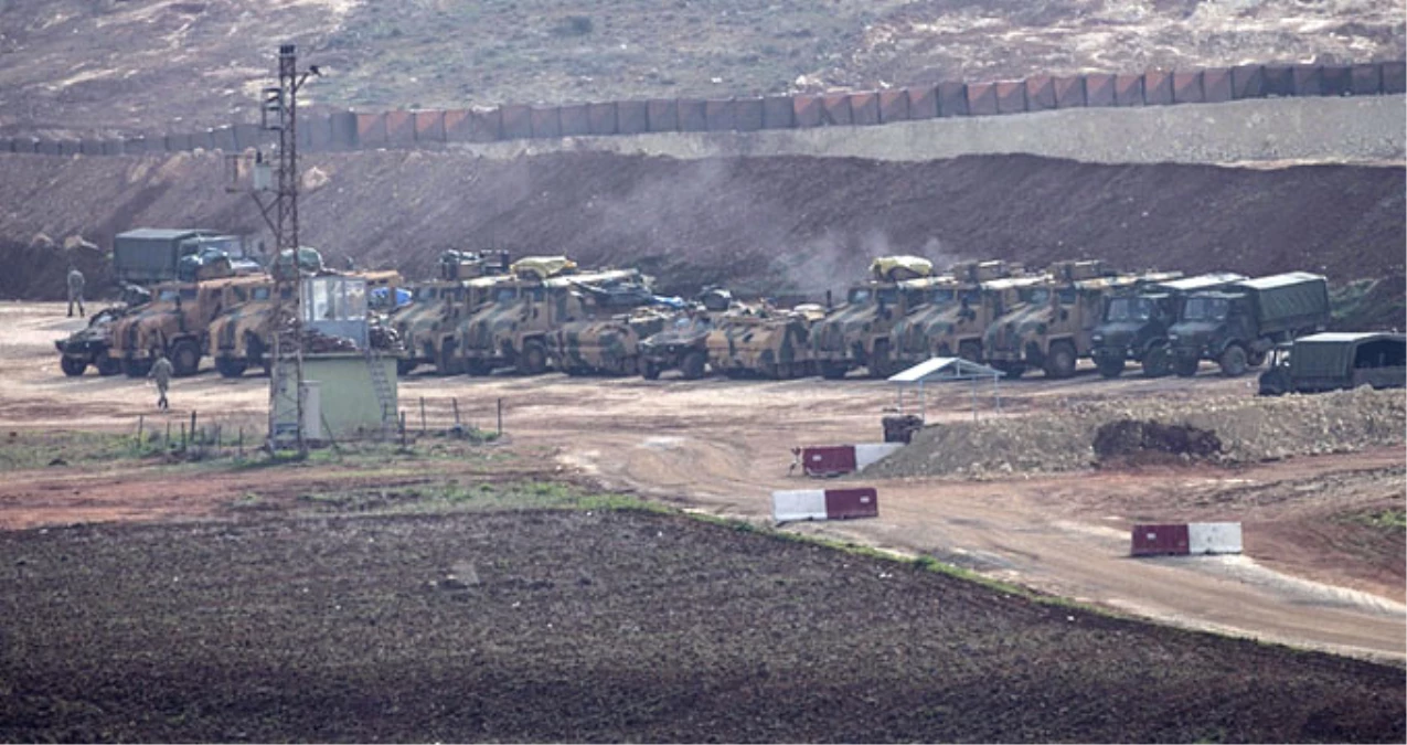 Sınırın Sıfır Noktasında Teyakkuz! Namlular Afrin\'e Dönük, Birlikler Emir Bekliyor