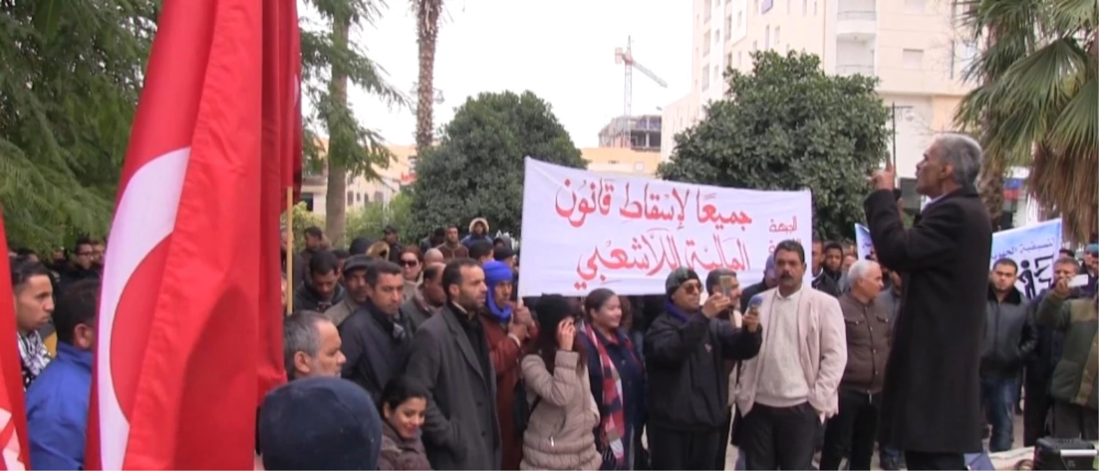 Tunus\'da 12 Partili Muhalif Halk Cephesi Yürüyüş Yaptı