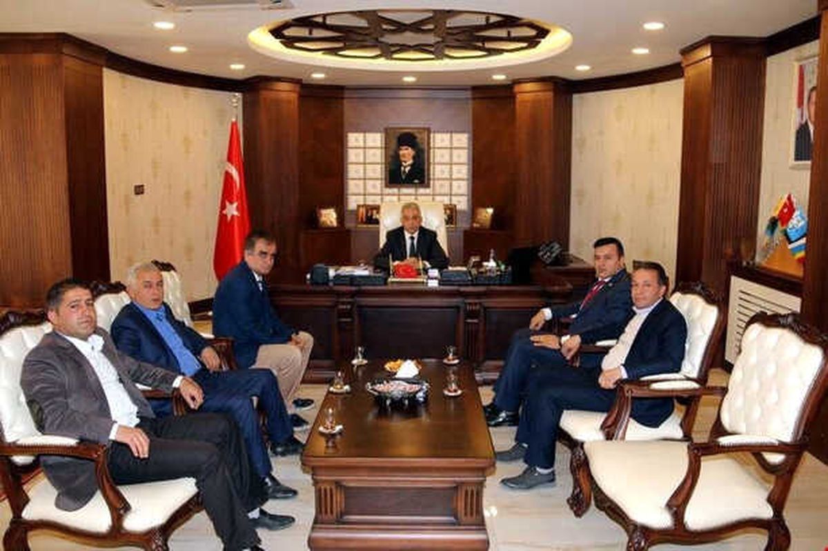 Başkan Arslan\'dan Vali Toprak\'a Ziyaret