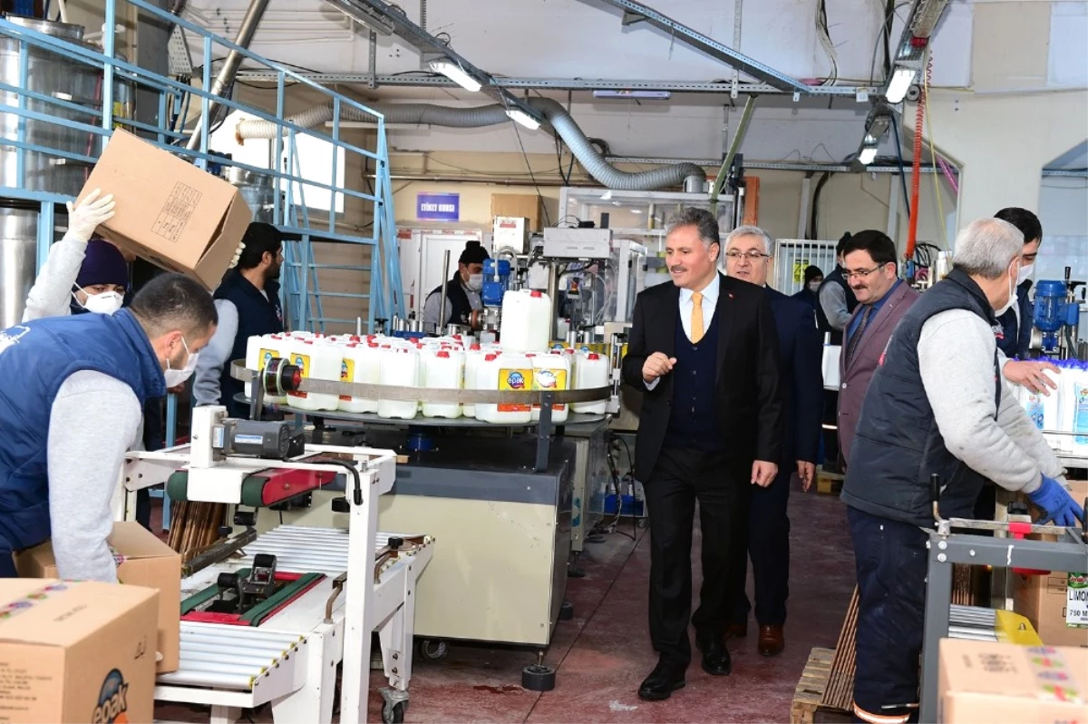 Başkan Çakır\'dan Esenlik Kimya Fabrikasına Ziyaret