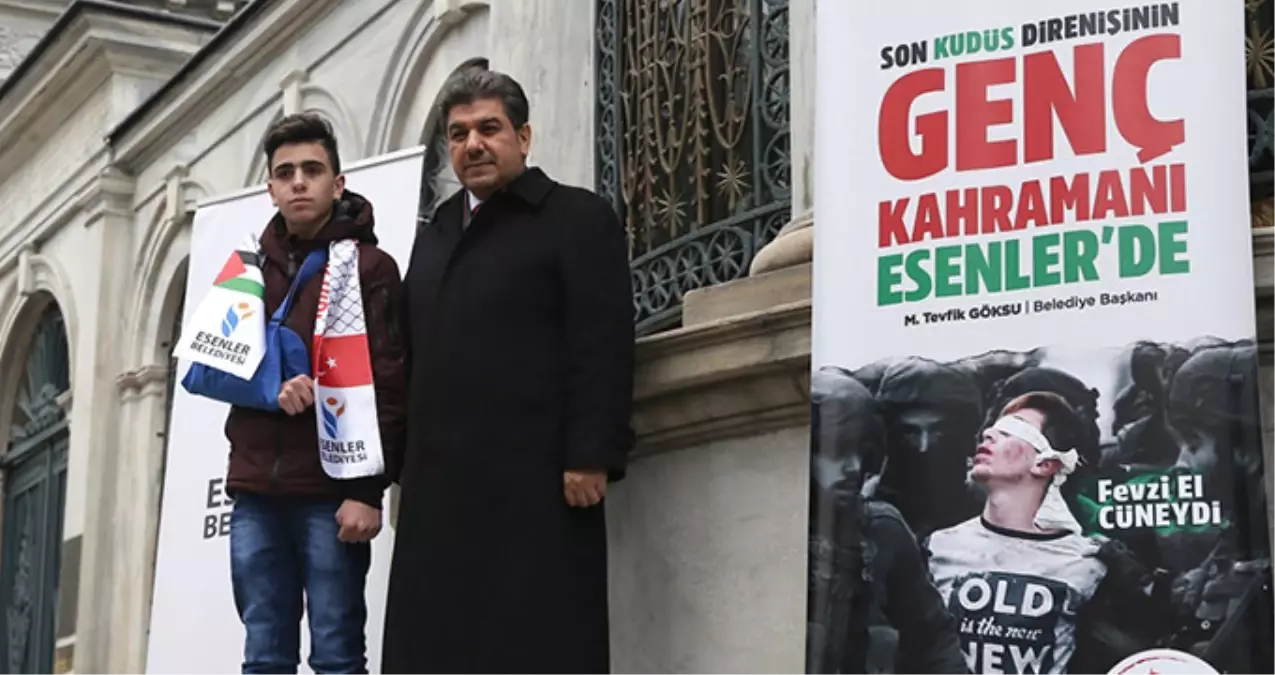 Kudüs Direnişinin Sembolü Filistinli Cuneydi İstanbul\'da