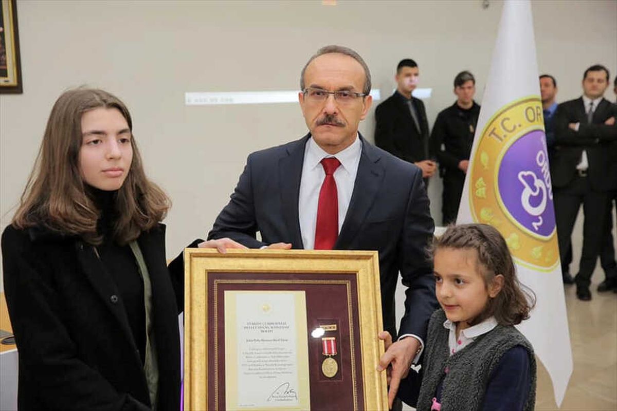 Ordu\'da Devlet Övünç Madalyası ve Beratı Tevcih Töreni