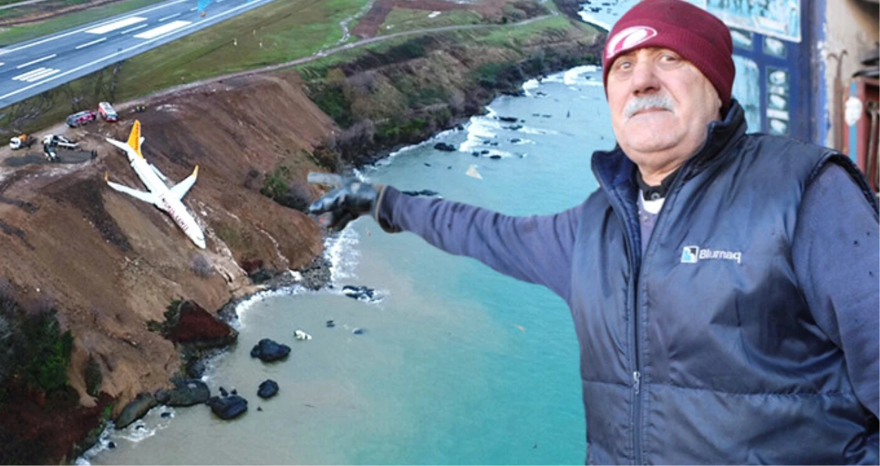 Trabzonlu Rambo Halit, Pisten Çıkan Uçağın Denize Yuvarlanan Motorunu Çıkartmak İçin İzin İstiyor